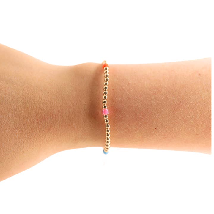 Beaded Blondes - Wholesale Beaded Bracelet - Confetti Poppi Bracelet