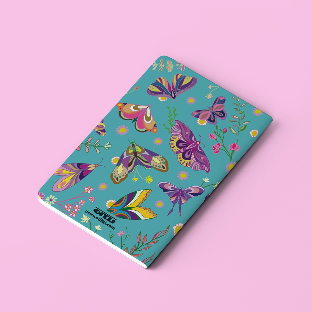 Oditti - Wholesale Notebook - Colorful Butterfly A5 Notebook1