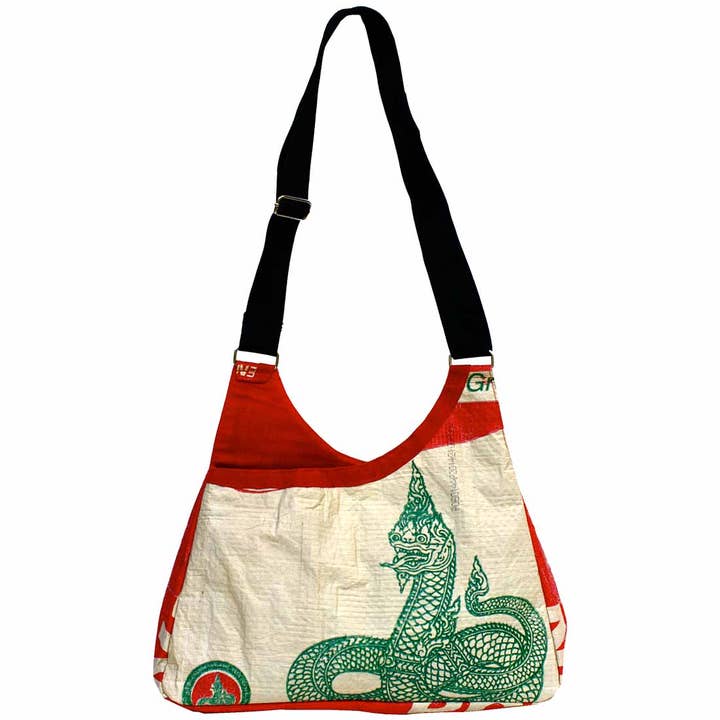 Serpent Triangle Shoulder Bag for wholesale by Malia Designs