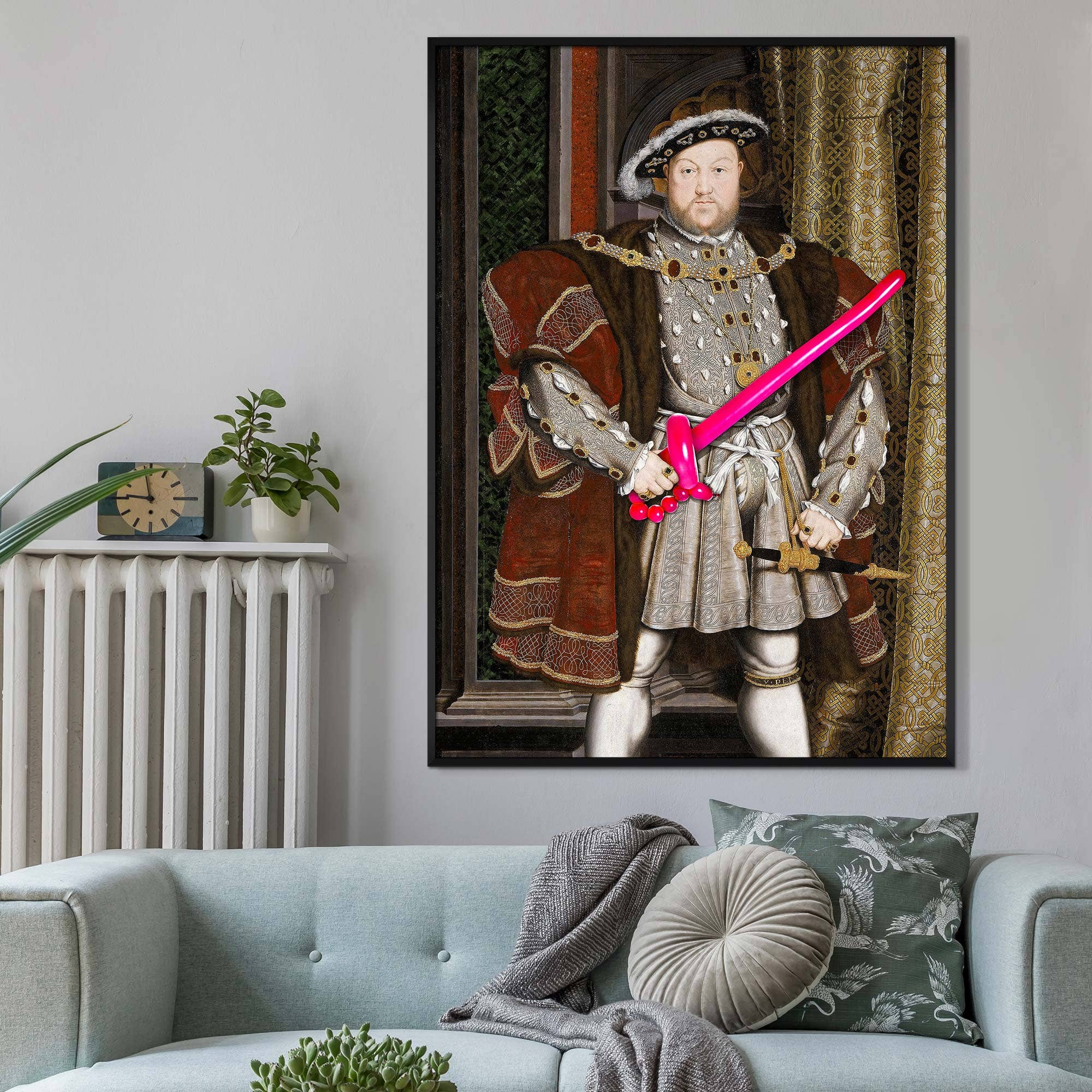 Ink & Drop – wholesale Art print – Henry VIII Balloon King Print5