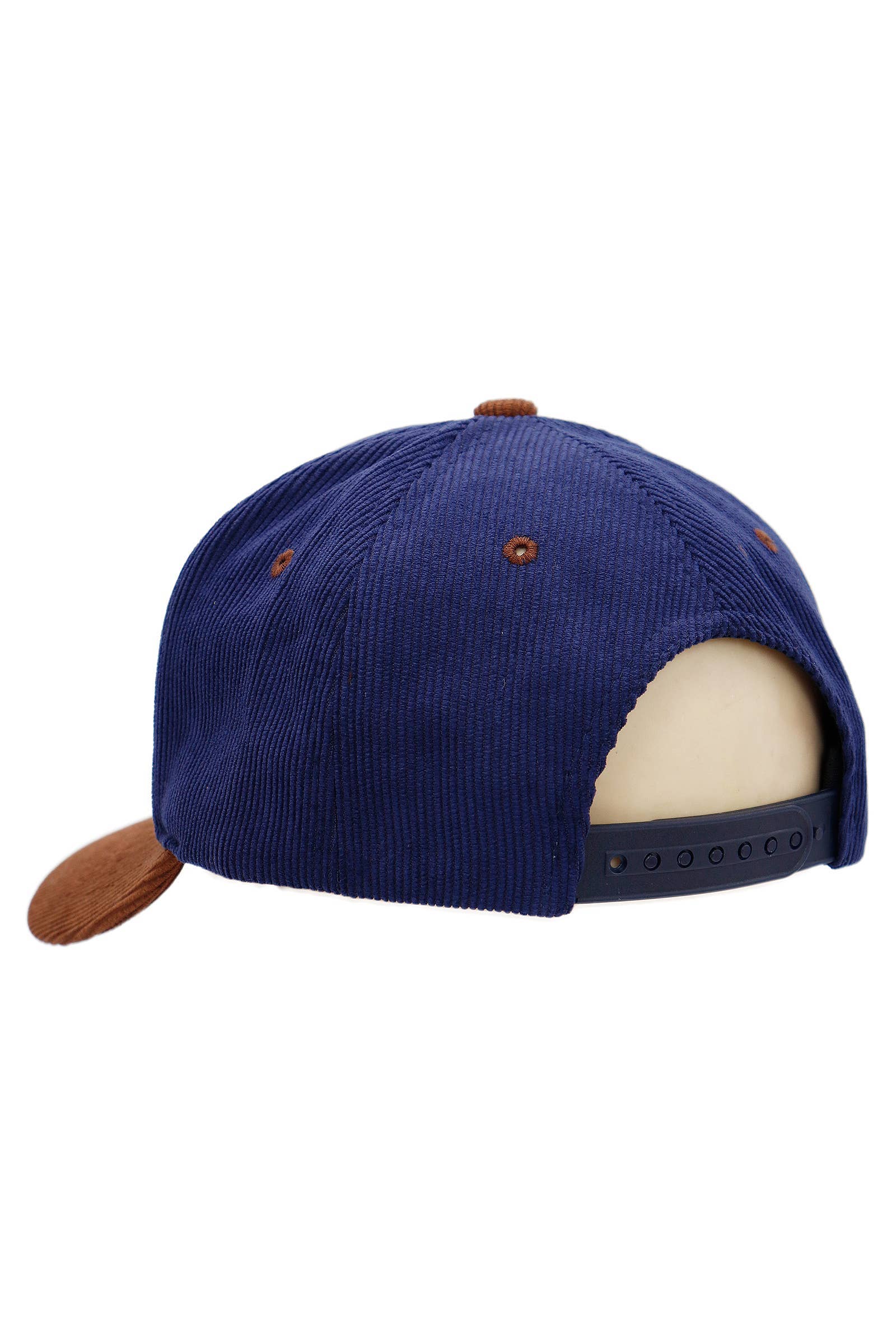 Cap Zone – Boné de beisebol - Unissexo por atacado – Boné de beisebol premium em veludo cotelê bicolor8