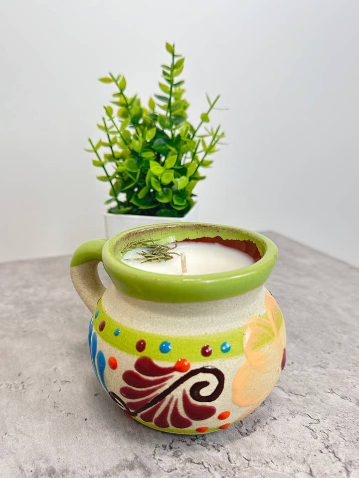 Tazita Pintoresca 11 oz pour la vente par Margarita's Cazuelitas