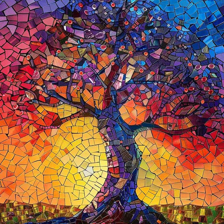 Drömträdets Mosaik för wholesale av Paint with Number