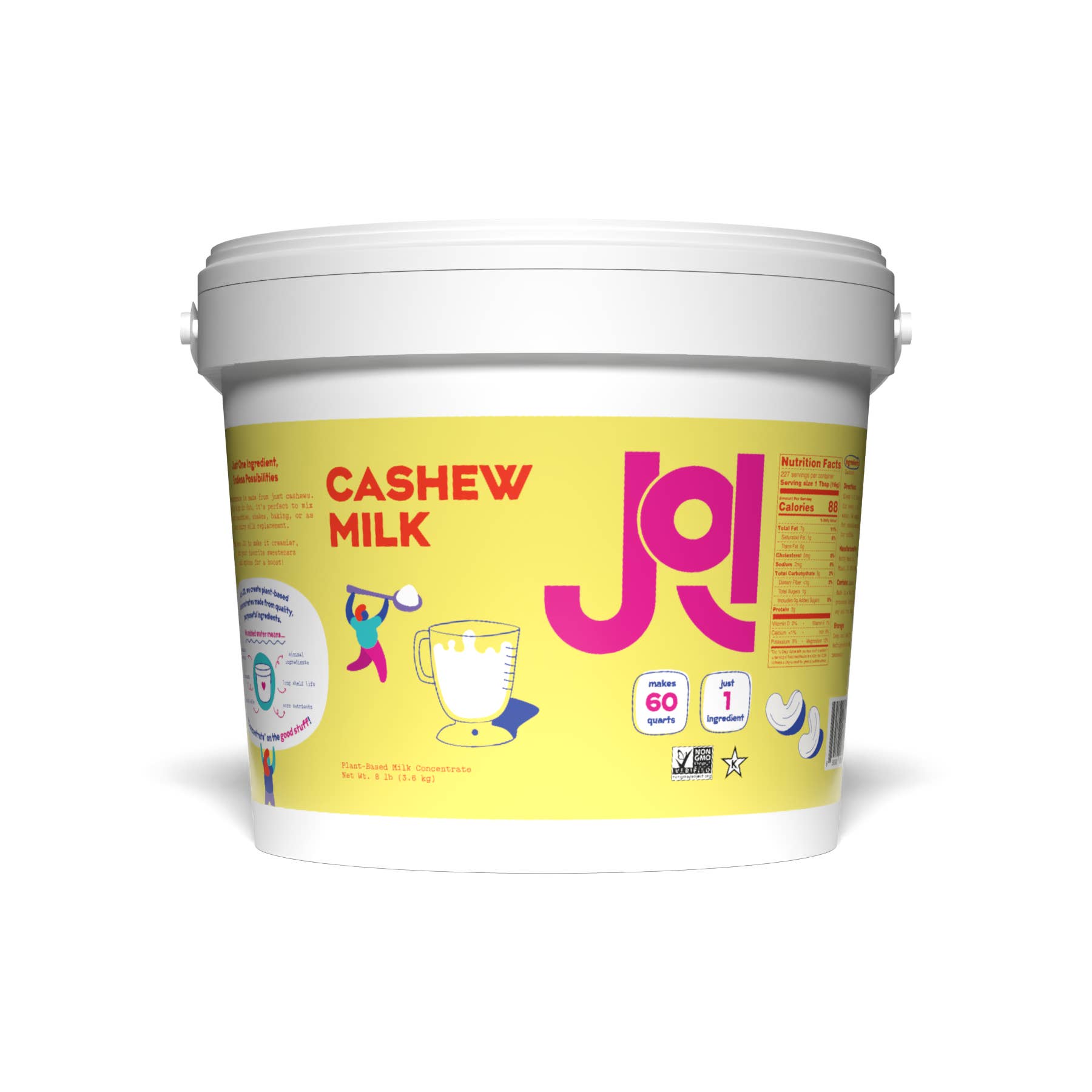 JOI - Wholesale Non-Dairy Milk - Cashew Milk Base, 8 lb (Wholesale bulk)