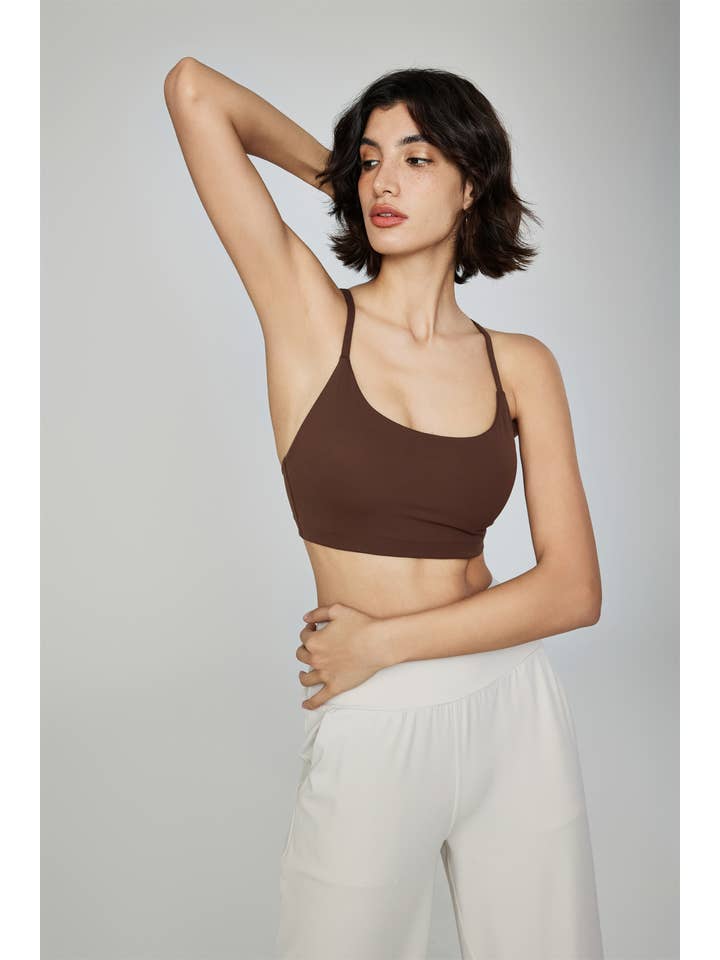 91thelabel - Vente Brassière de sport – femme - Soutien-gorge de sport Gemma à dos en V10