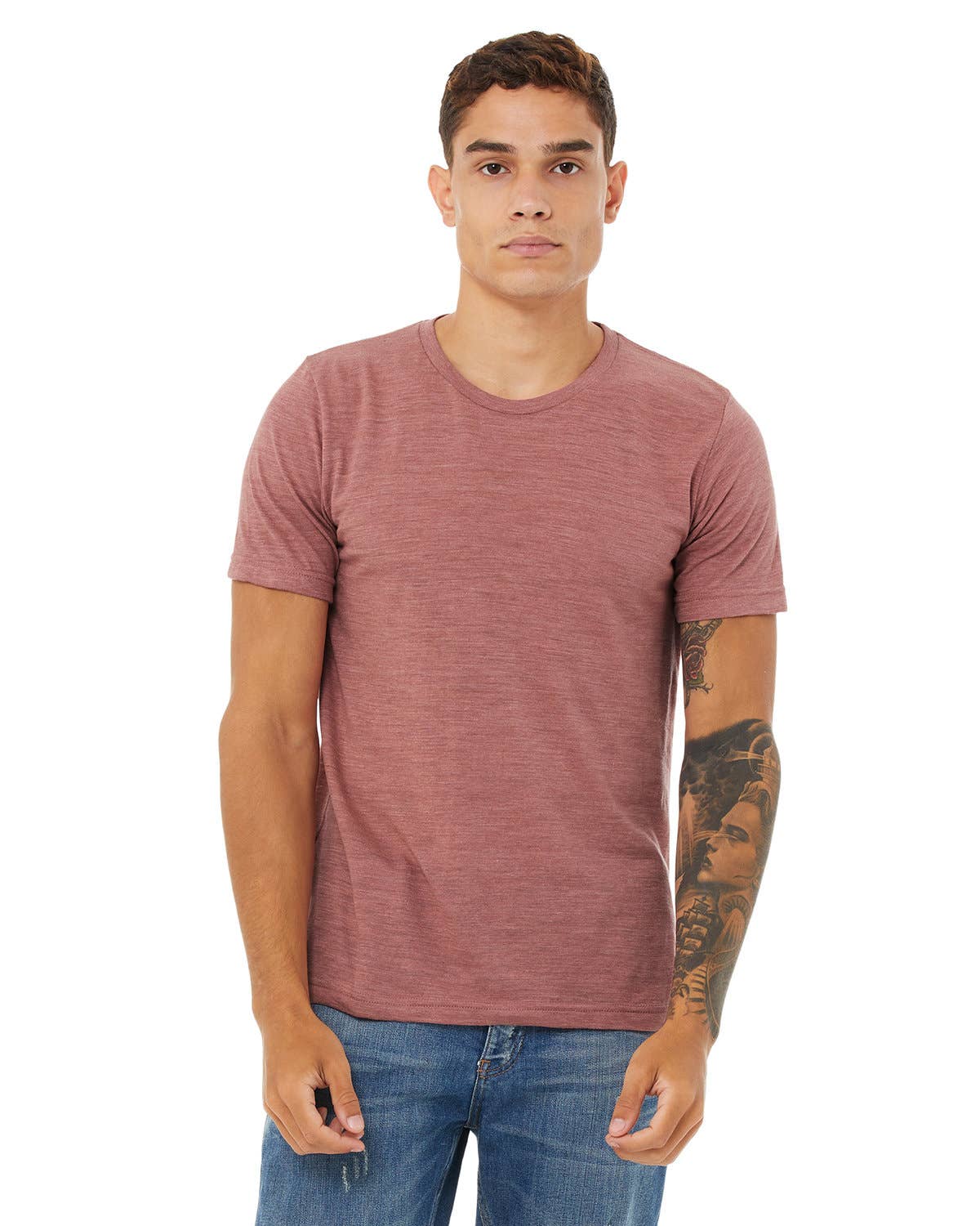 Total Apparel - Wholesale T-Shirt - Men's - Bella + Canvas 3650 Unisex Poly-Cotton Short-Sleeve T-Shirt33