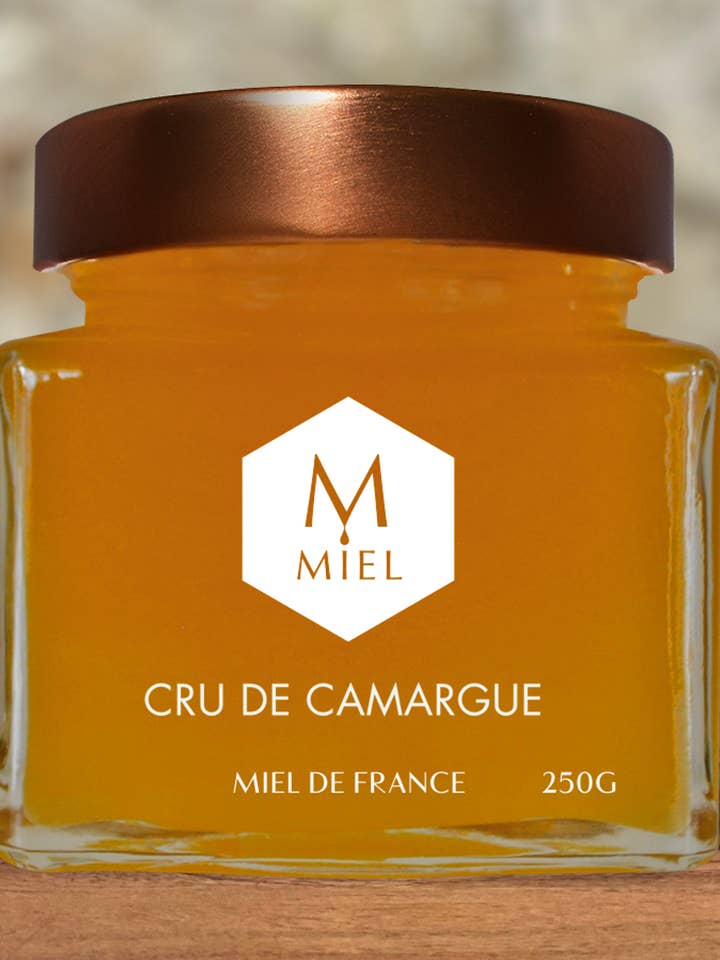 Raw Camargue honey - 250g for wholesale by La Manufacture du Miel