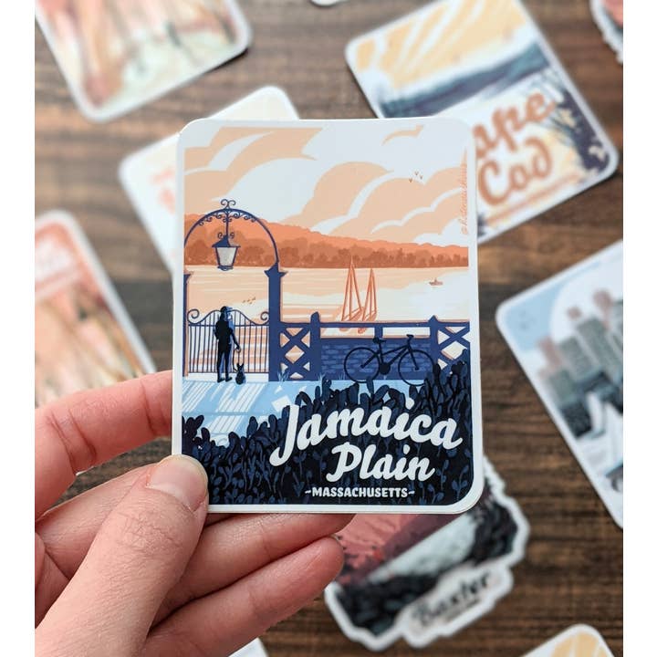 Kat Maus Haus Illustration - Wholesale Sticker - Jamaica Plain, Ma Sticker