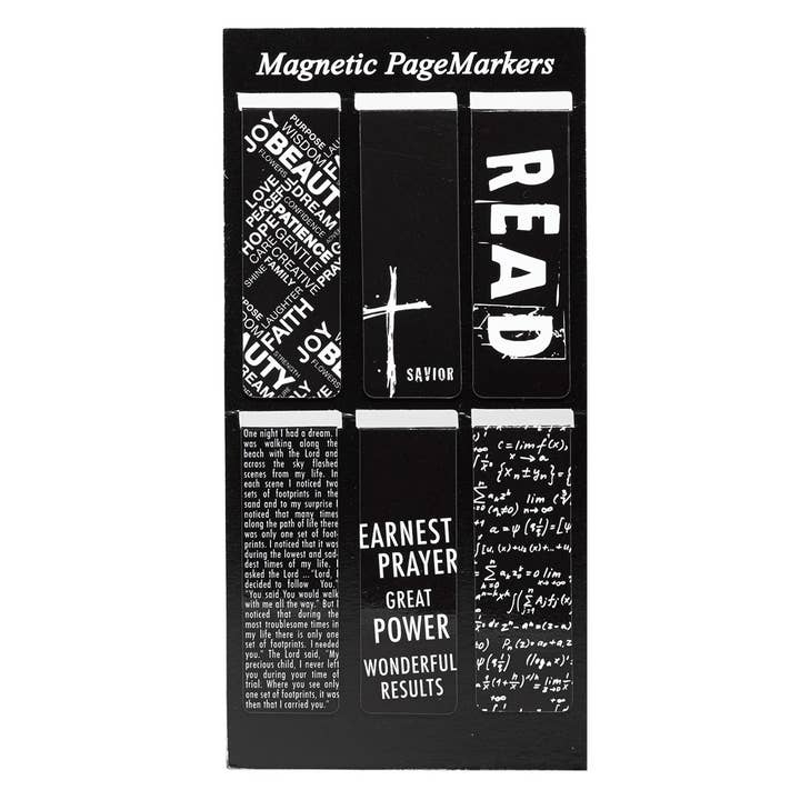 Christian Art Gifts - Wholesale Bookmark - Magnetic Bookmark Set Cross