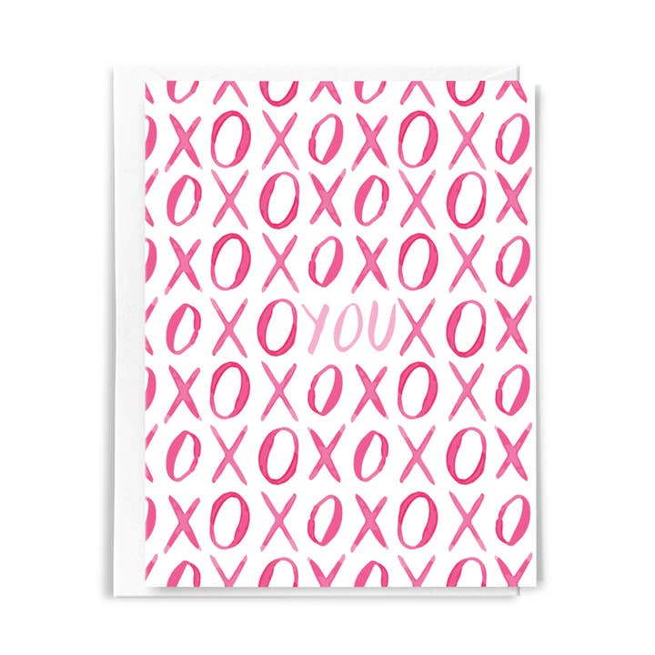 XOXO lykønskningskort for engroshandel hos JJ Paperie & Co