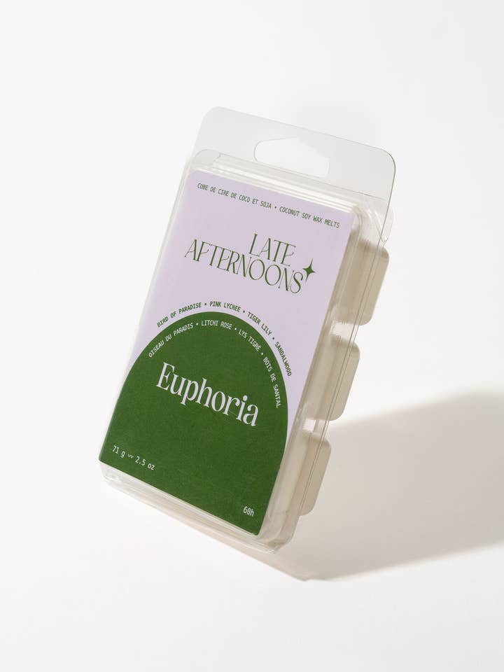 Derretimentos de cera Euphoria | Pássaro do Paraíso, Lichia Rosa e Lírio Tigre por atacado de Late Afternoons