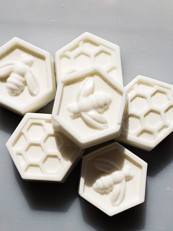 .55oz Aloe and Coconut Soap Scrubbies for wholesale by Sabuni Hair and Body Care