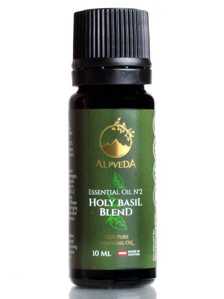 Alpveda Holy Basilikblandning eterisk olja för wholesale av Alpveda