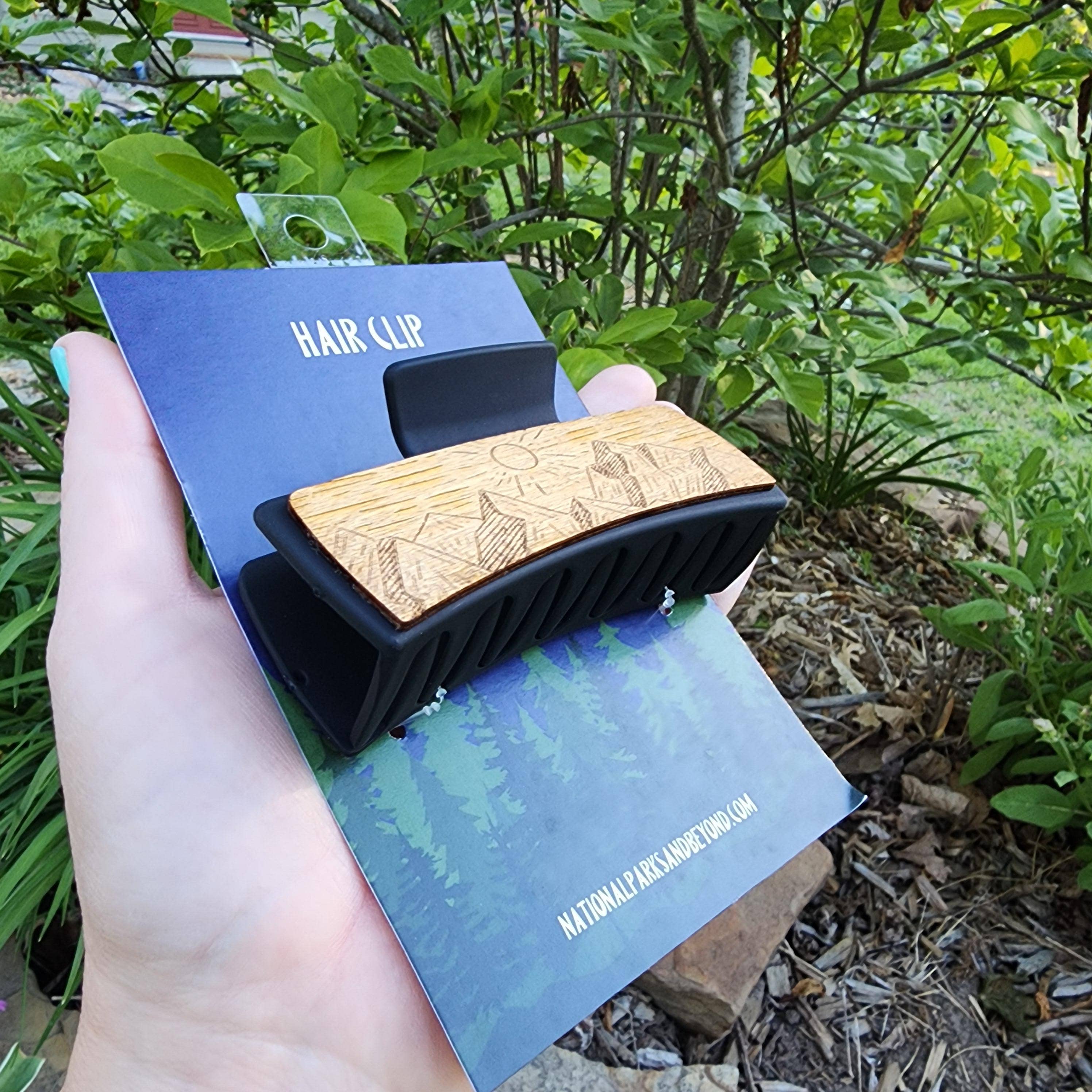 National Parks and Beyond - Wholesale Hair Clip - Women's - National Park Inspired Mountain 2" and 4" Claw Hair Clip6