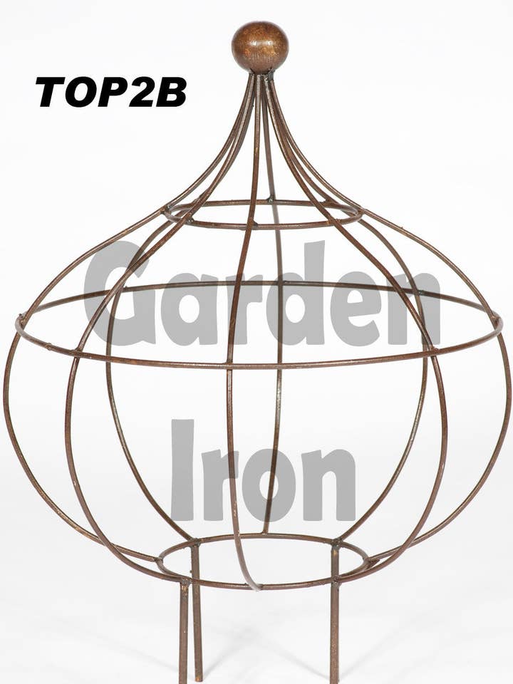 Topiary with Ball Finial for wholesale by Garden Iron And More