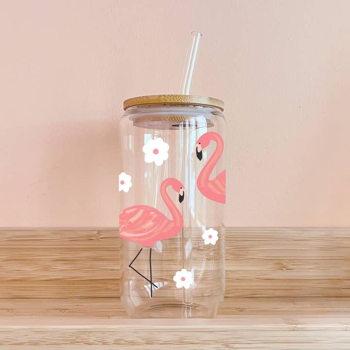 Boho glass - flamingo for wholesale by MÖMY