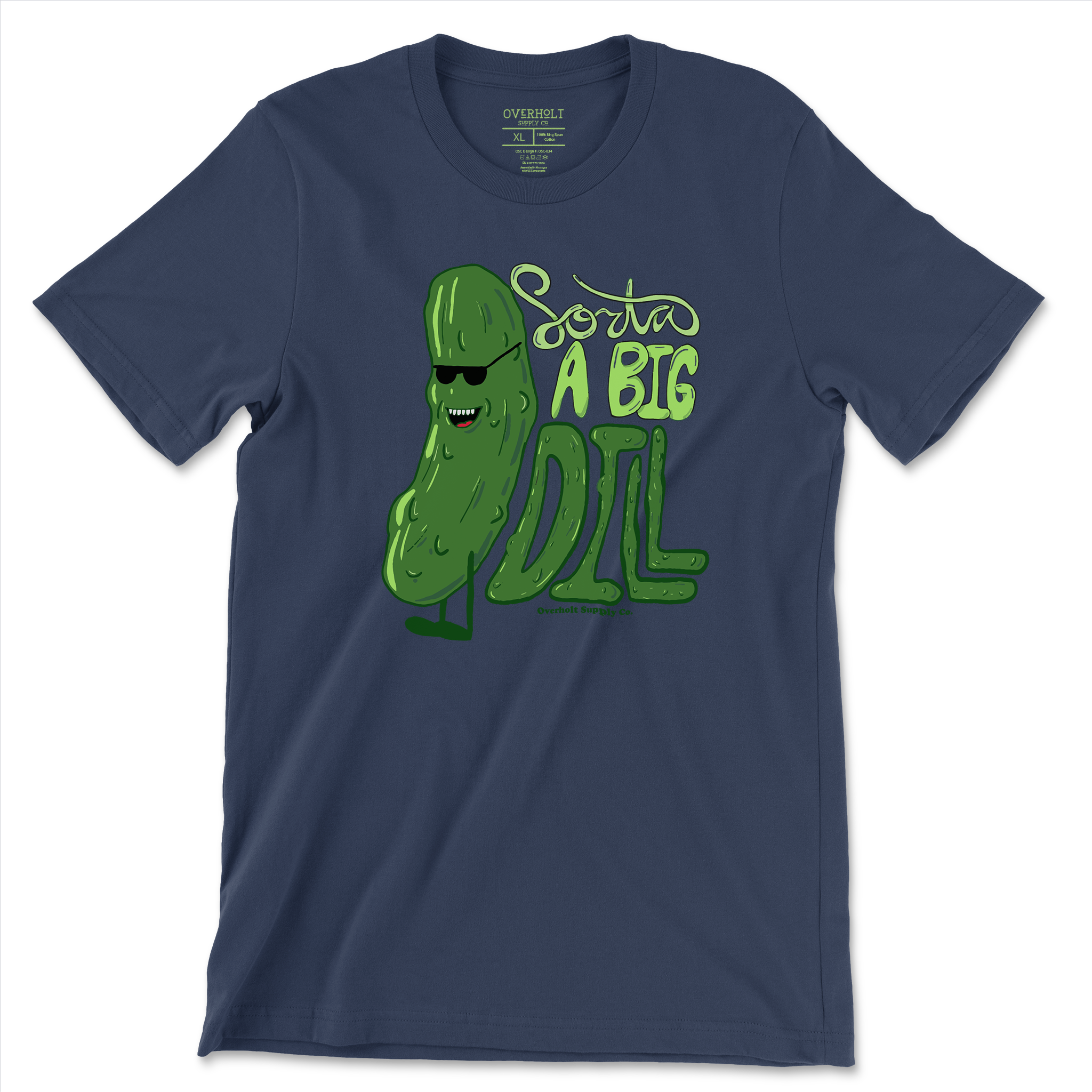 Overholt Supply Co. - Wholesale Screen Printed T-Shirt - Unisex - OSC-034 Big Dill5