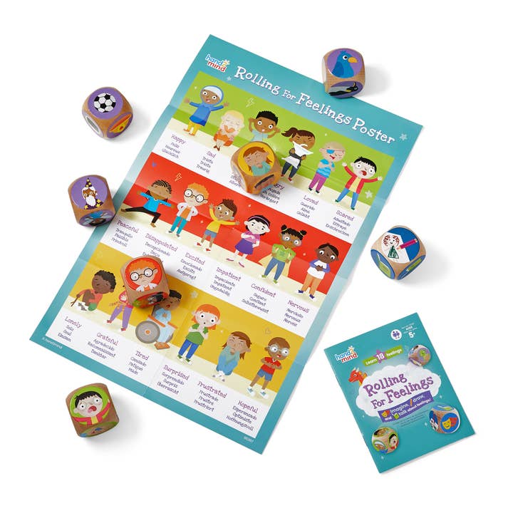 Learning Resources - Vente Lot de jouets – enfant - Jeu de dés Emotions9