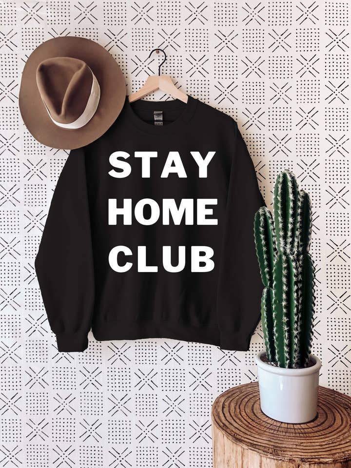Stay Home Club (Sweater) for wholesale by C. JOY DESIGN