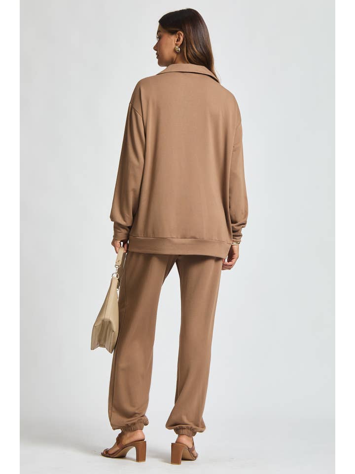 Dear Scarlett - Wholesale Lounge Set - Women's - 2-Piece French Terry Set TRVSET-WEEKEND13