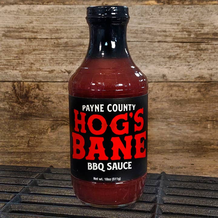 Big Rock Foods - Wholesale BBQ Sauce - Payne County Hog's Bane BBQ Sauce 18oz
