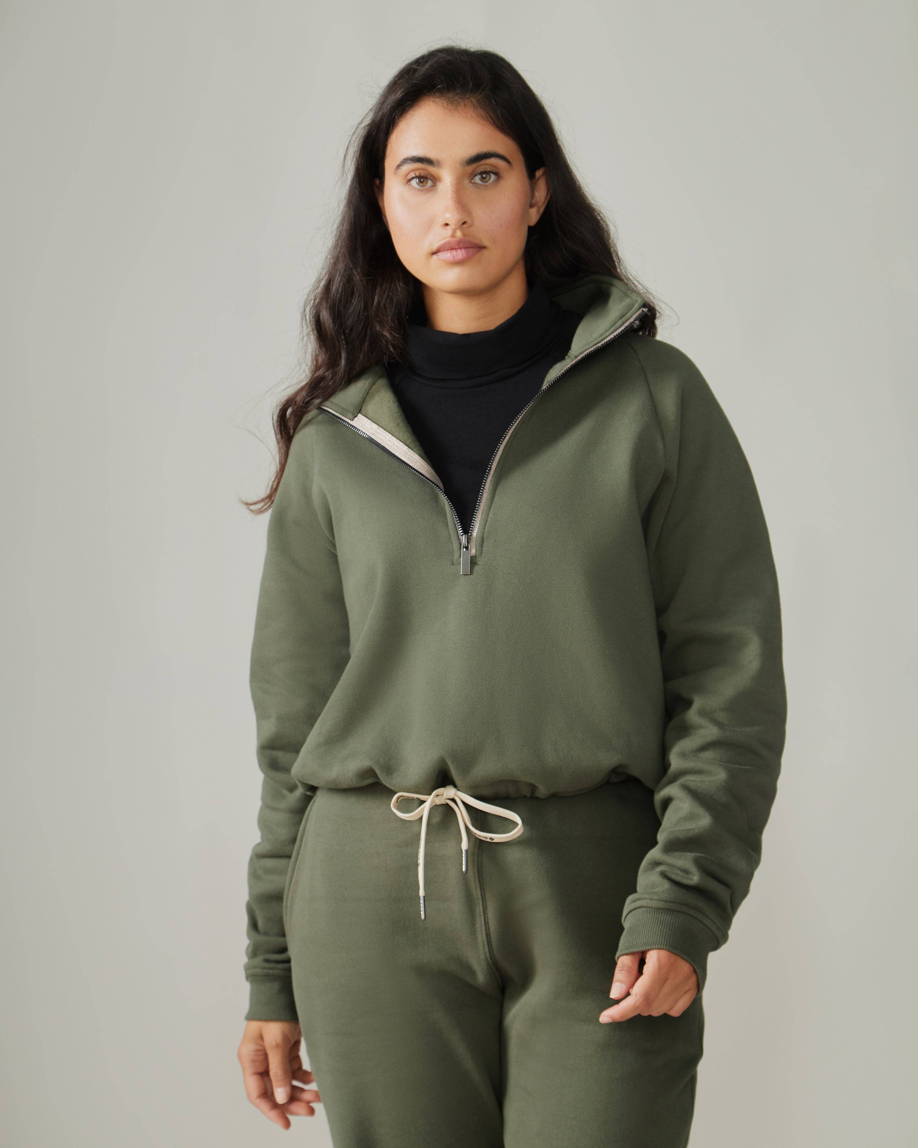 Wayfarer sweatshirt - Moss for wholesale on Faire5