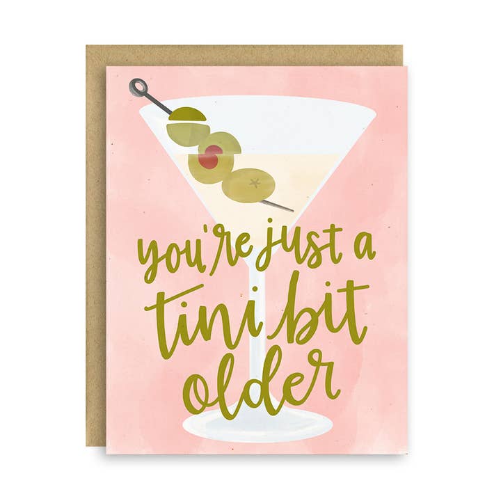 Tini Bit Older Birthday Card for wholesale by Little Lovelies Studio