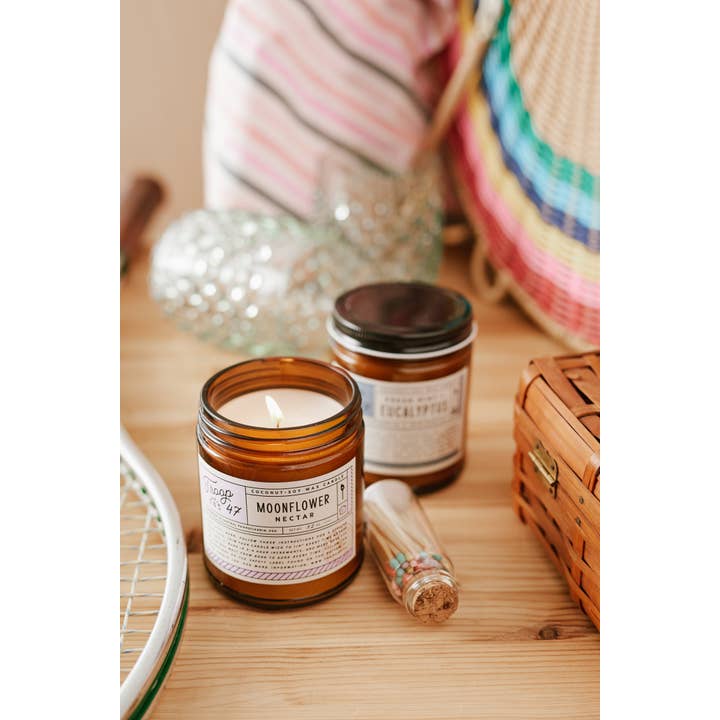 Troop 47 Trading Co. - Wholesale Jar/Filled Candle - Mandarin + Raspberry Candle Jar1