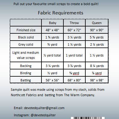 Devoted Quilter - Wholesale Quilt - Scraps Squared quilt pattern2