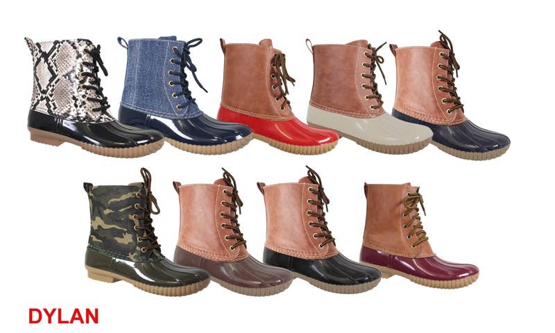 Dylan duck sale boots wholesale