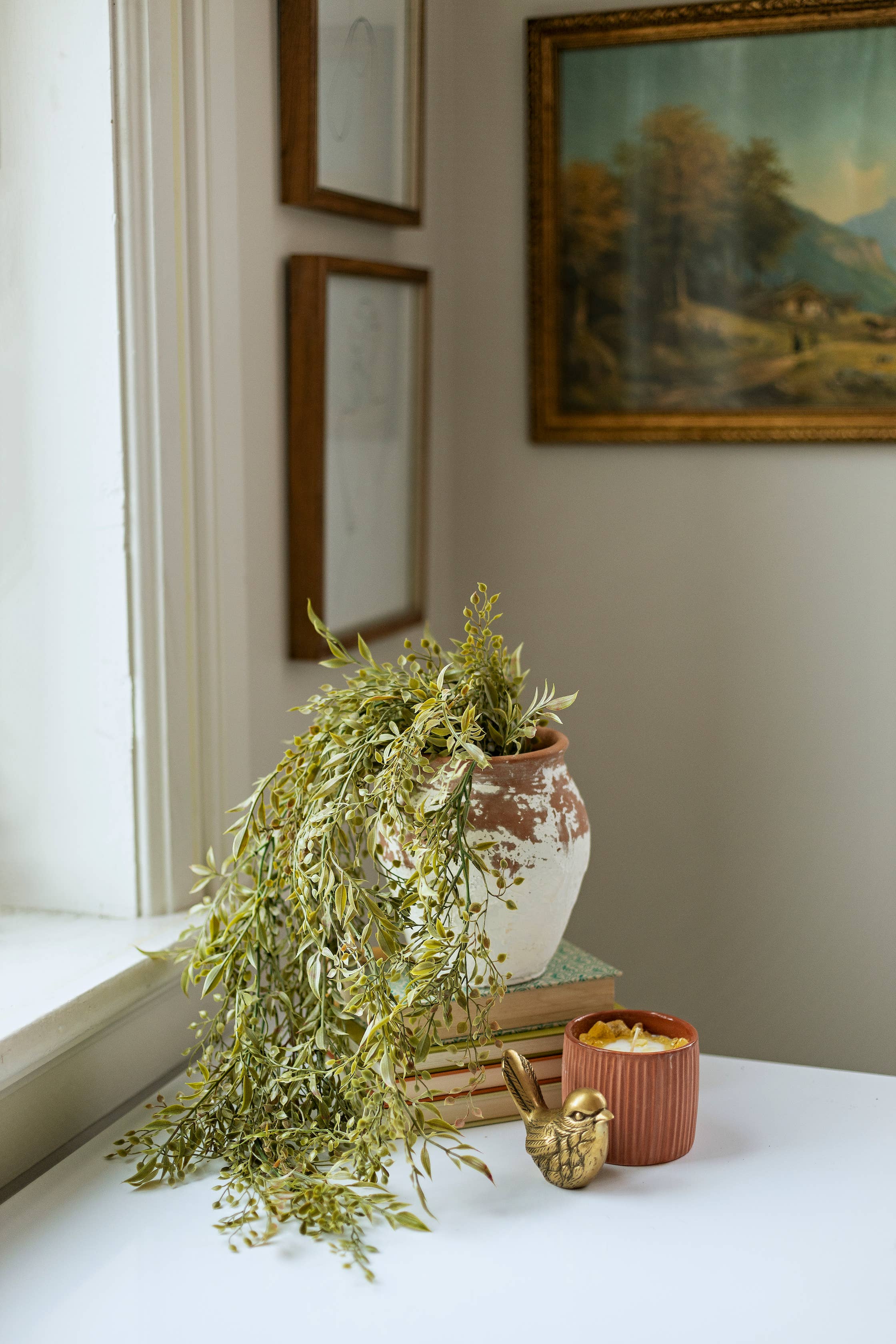 Oh You're Lovely - Wholesale Artificial Plant - Sage Greenery 26" Artificial Hanging Plant5