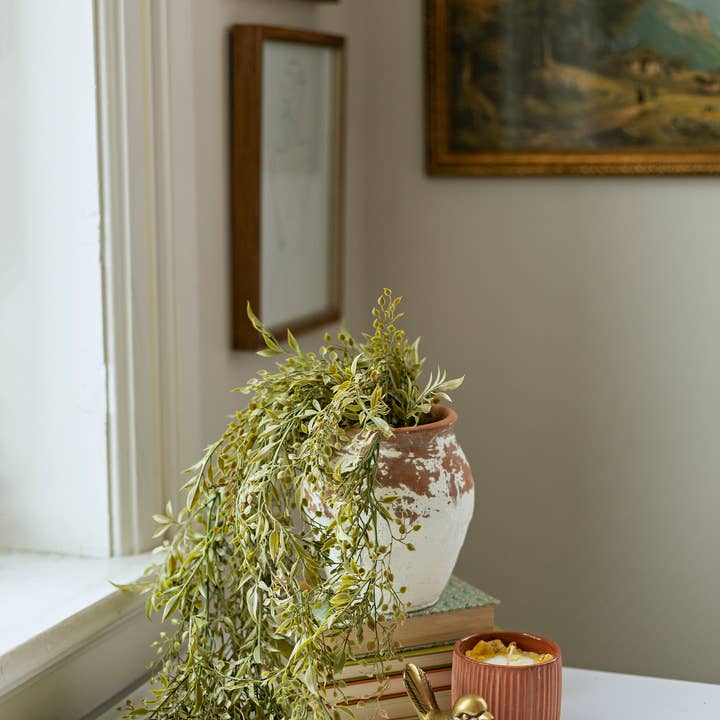 Oh You're Lovely - Wholesale Artificial Plant - Sage Greenery 26" Artificial Hanging Plant5