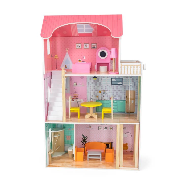 Trade Toys Limited - Wholesale Doll Accessory Kit - Kids - Viga Big Fancy Dollhouse9