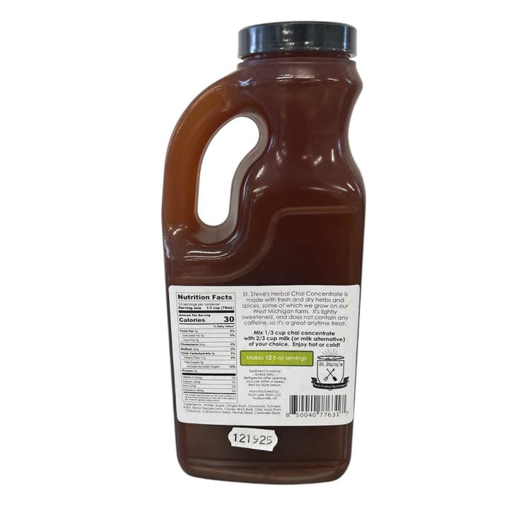 St. Steve's Farm-Crafted Beverages - Wholesale Iced Tea - Herbal Chai Concentrate1