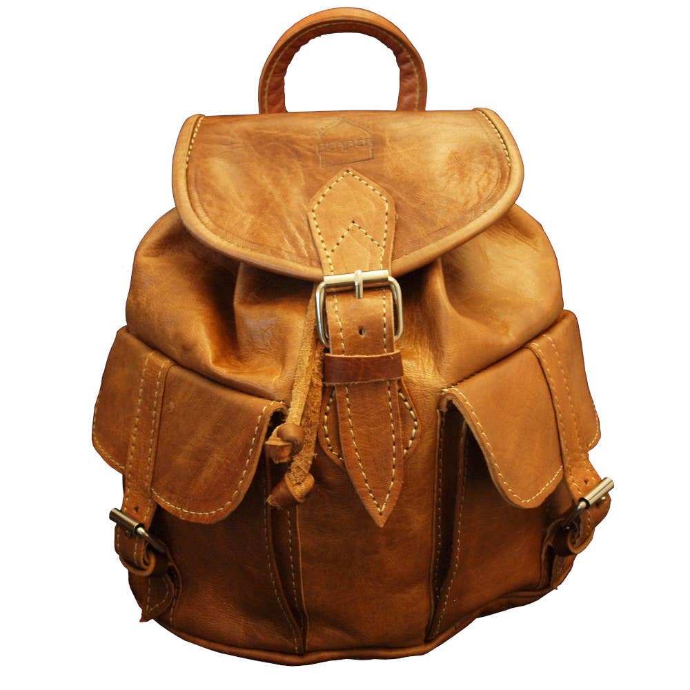 BERBER LEATHER – wholesale Backpack – Women's – Small Leather Rucksack4