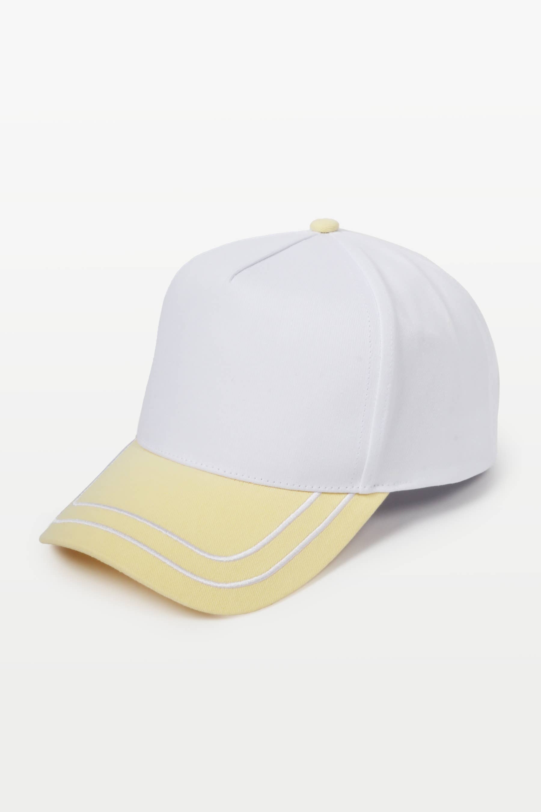 David And Young - Wholesale Baseball Cap - Unisex - Retro Stripe Brim Two Tone 5-Panel Cap3