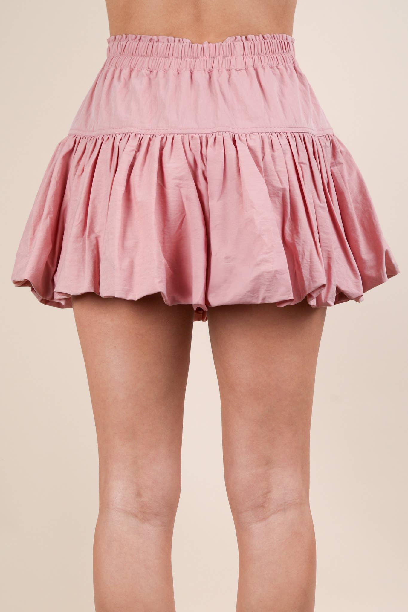 VERY J - Wholesale Skirt - Women's - NS50136-Bubble Mini Skirt with Inner Shorts15