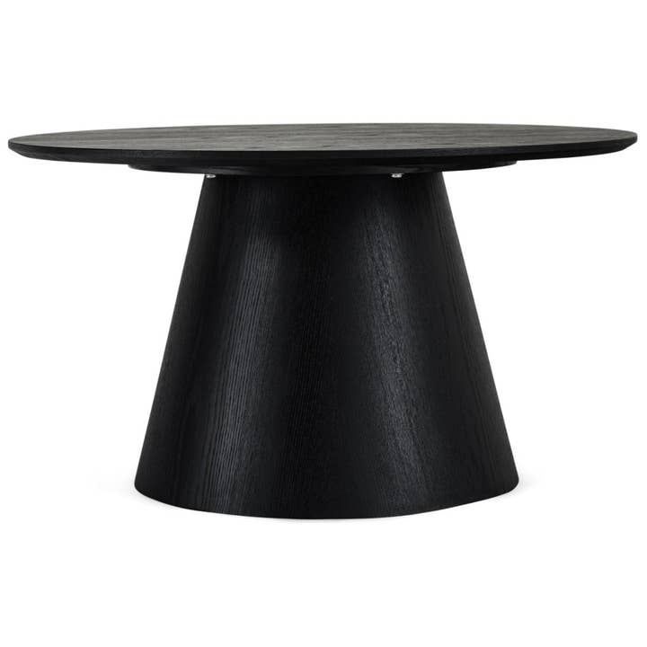 Furnhouse - Wholesale Coffee Table - Round Coffee Table Tango ø80x40 - Black Oak4