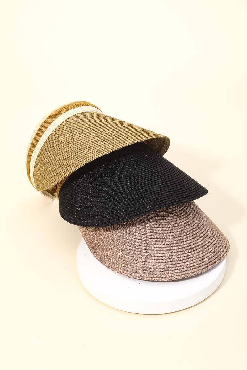 Anarchy Street - Wholesale Visor - Women's - Fashion Straw Visor Hat4