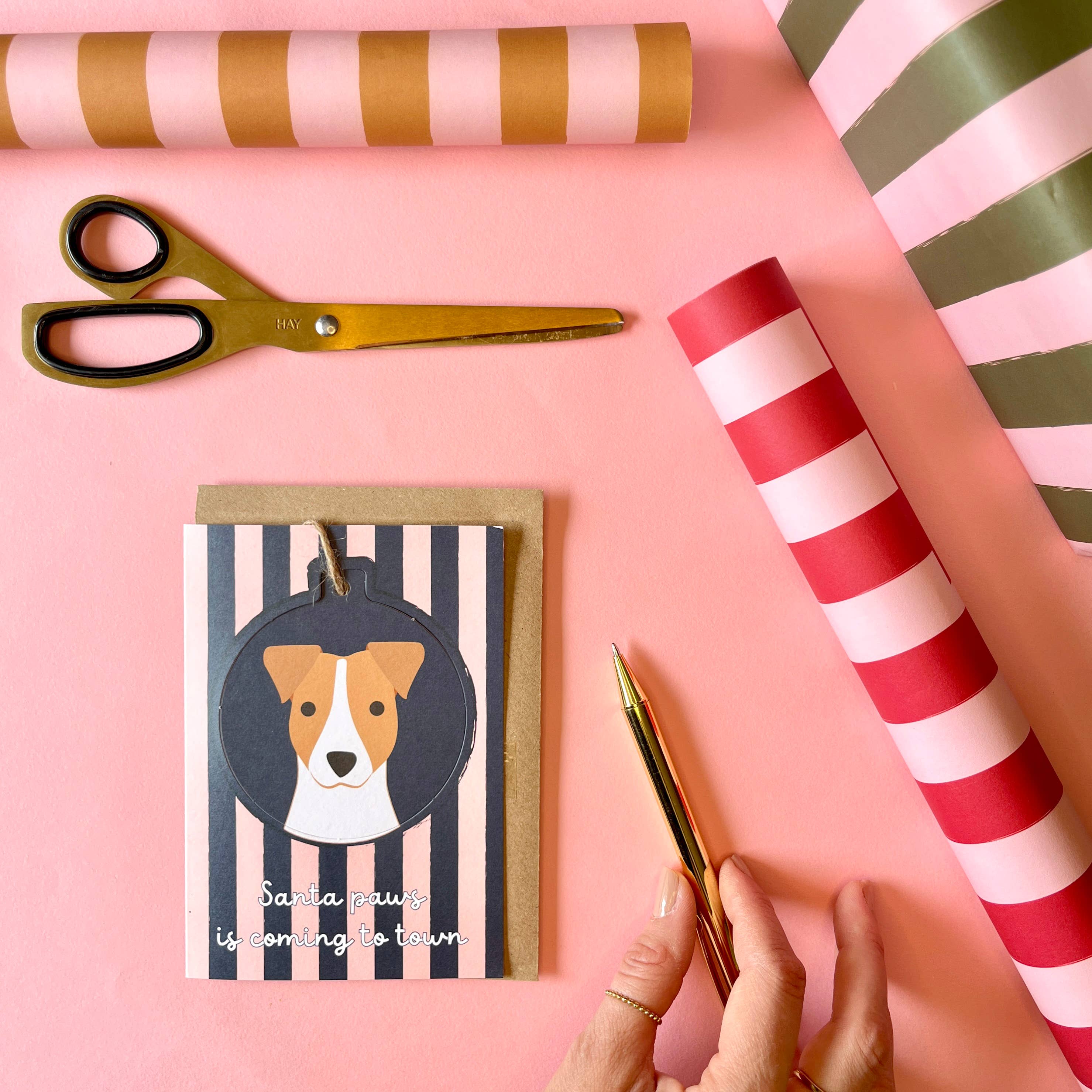 Heather Alstead Design Ltd - Wholesale Christmas card - Dog Breed - Pop Out Christmas Bauble Cards 4