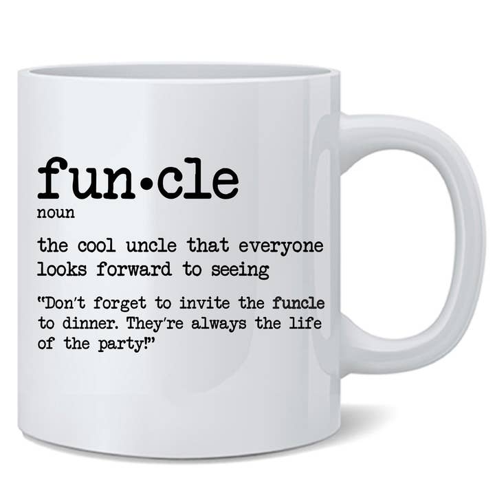 Funcle Fun Uncle Definition Family Coffee Mug 11oz for wholesale by Gotham Gifts