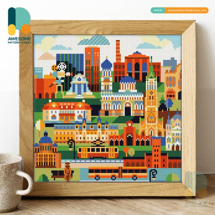 DS1398-120x120 Lodz Poland, Diamond Painting Kit for wholesale by Awesome Pattern Studio