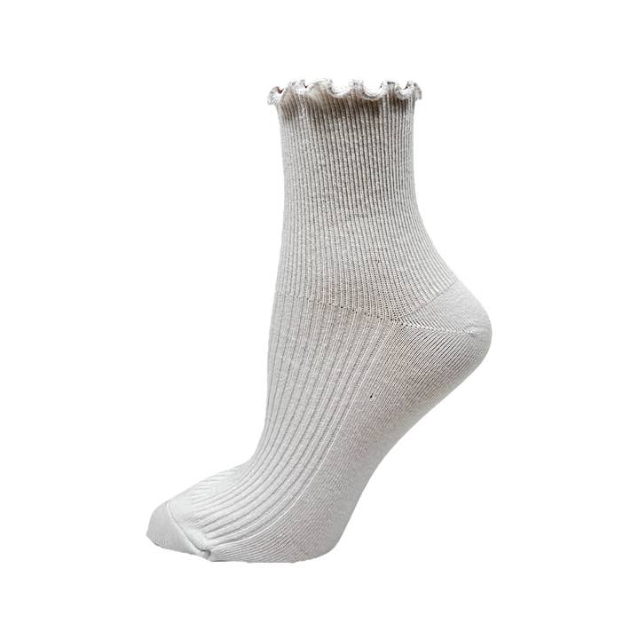 Ladies Ruffle Top Quarter for wholesale by Dot-Line Design