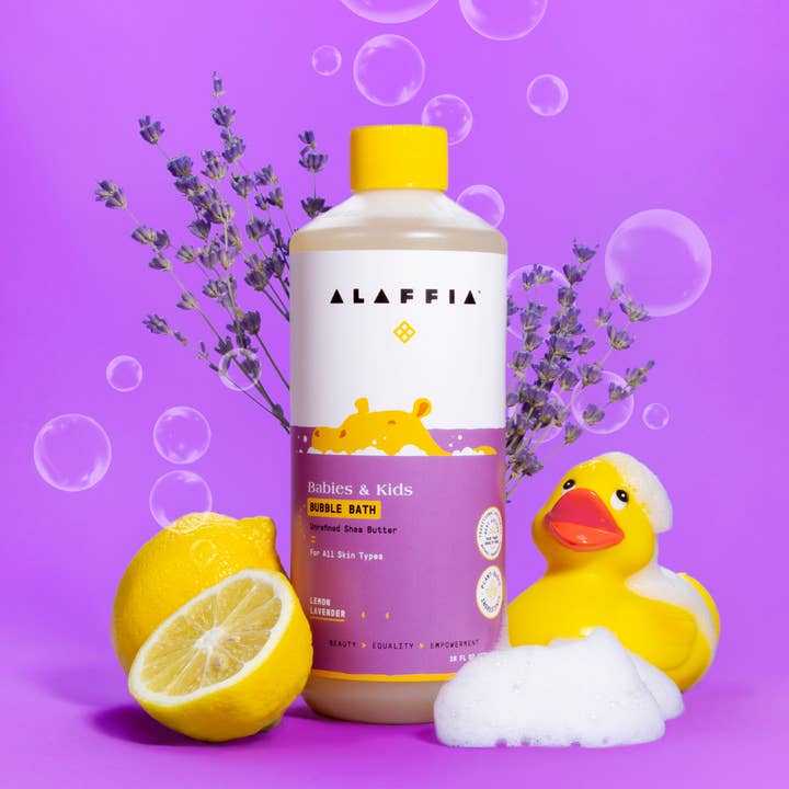Alaffia - Wholesale Bubble Bath - Kids Bubble Bath - Lemon Lavender