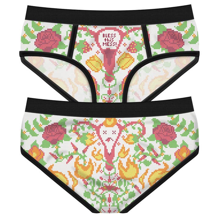 Harebrained! - Wholesale Underwear - Women's - Bless This Mess Period Panties