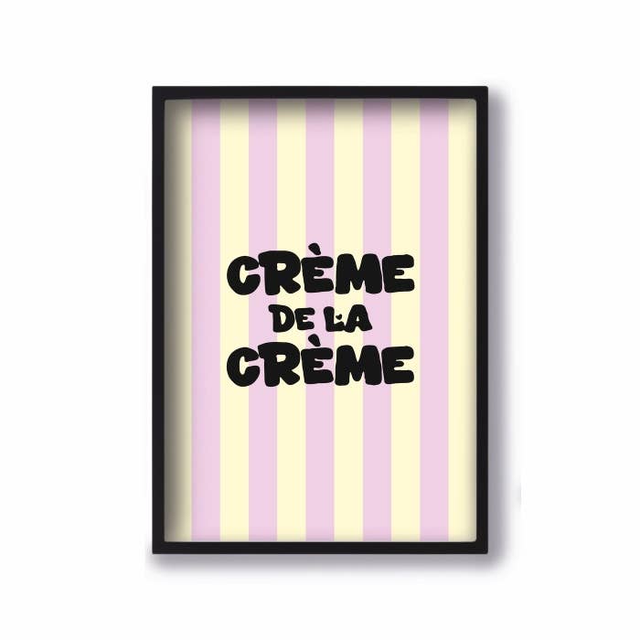 Quartier Libre Papier - Wholesale Art Print - A4 Poster Crème de la Crème Quartier Libre0