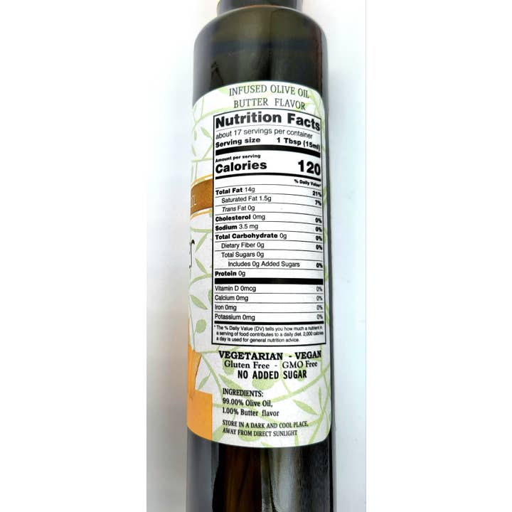 Ariston Specialties - Wholesale Olive Oil - Ariston Butter Infused Olive Oil 8.45oz
