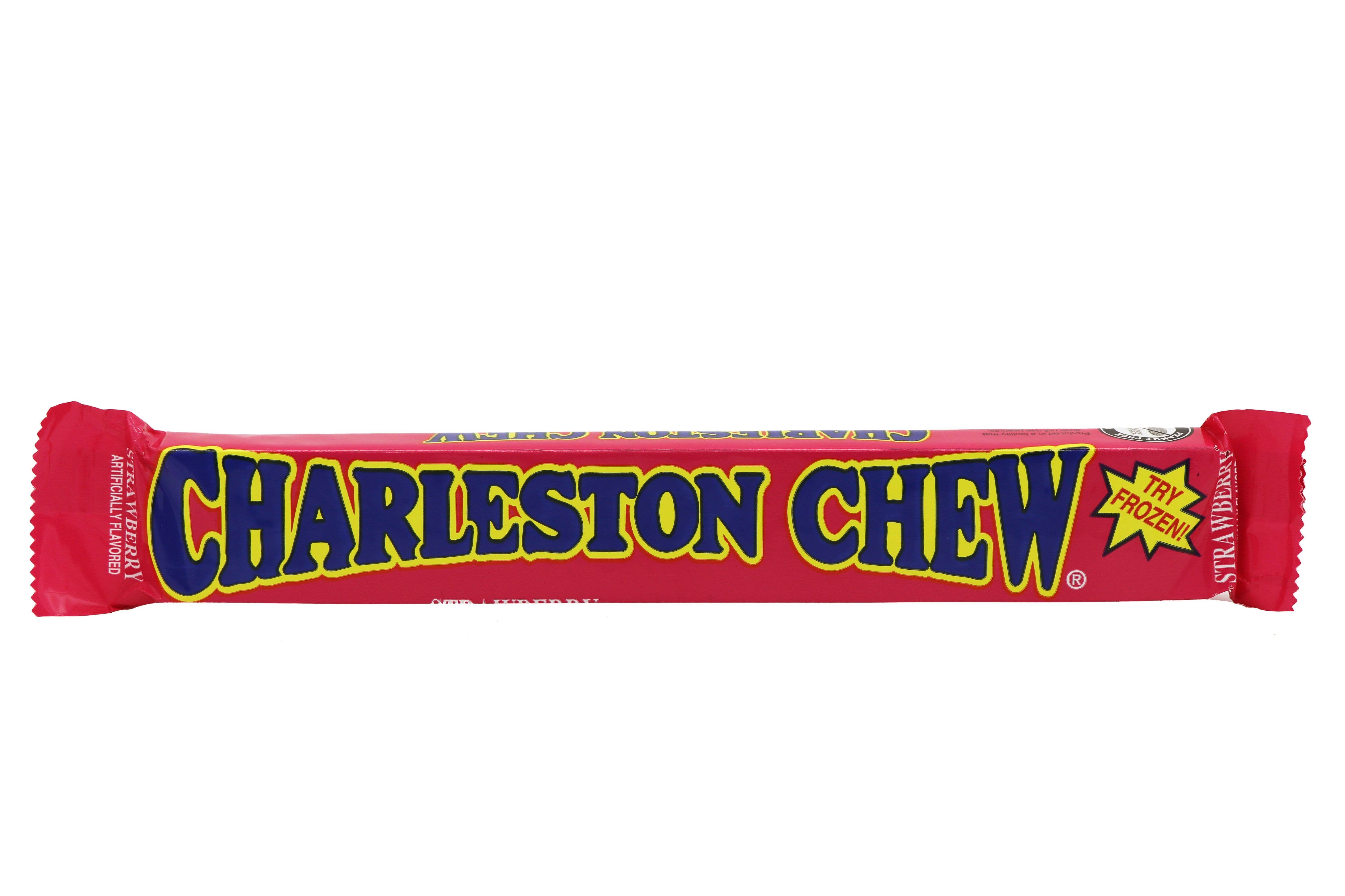 Grandpa Joe's Candy Shop - Wholesale Chocolate Covered Sweets - Charleston Chew Strawberry Candy, 24ct Case1