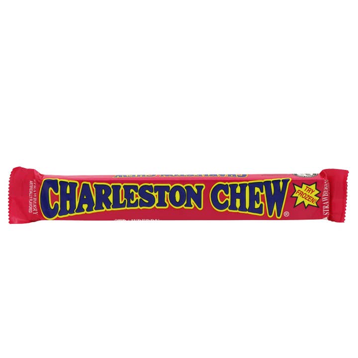Grandpa Joe's Candy Shop - Wholesale Chocolate Covered Sweets - Charleston Chew Strawberry Candy, 24ct Case1