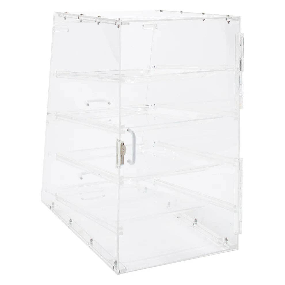 EcoQuality - Vente Présentoirs - Vitrine acrylique ADC-2 à ADC-4 avec 2 à 4 plateaux6